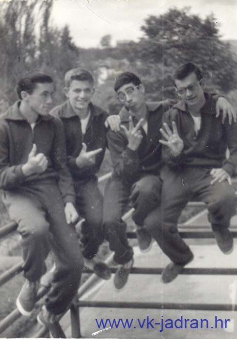 Prvomajska Bled, 1961. 4+, Jadran Zadar (Mihovilovic, Matulina, Colic, Zuvanic)